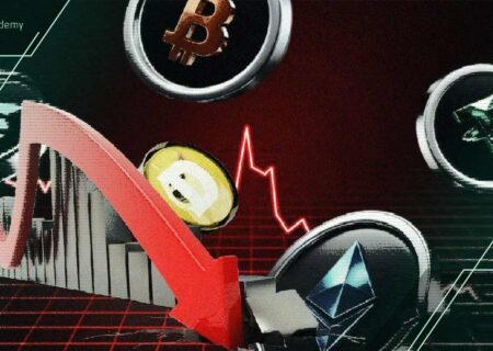 چرا بازار رمزارز امروز نزولی شد؟ تحلیل روند بیت کوین و اتریوم در آستانه تصمیم فدرال رزرو