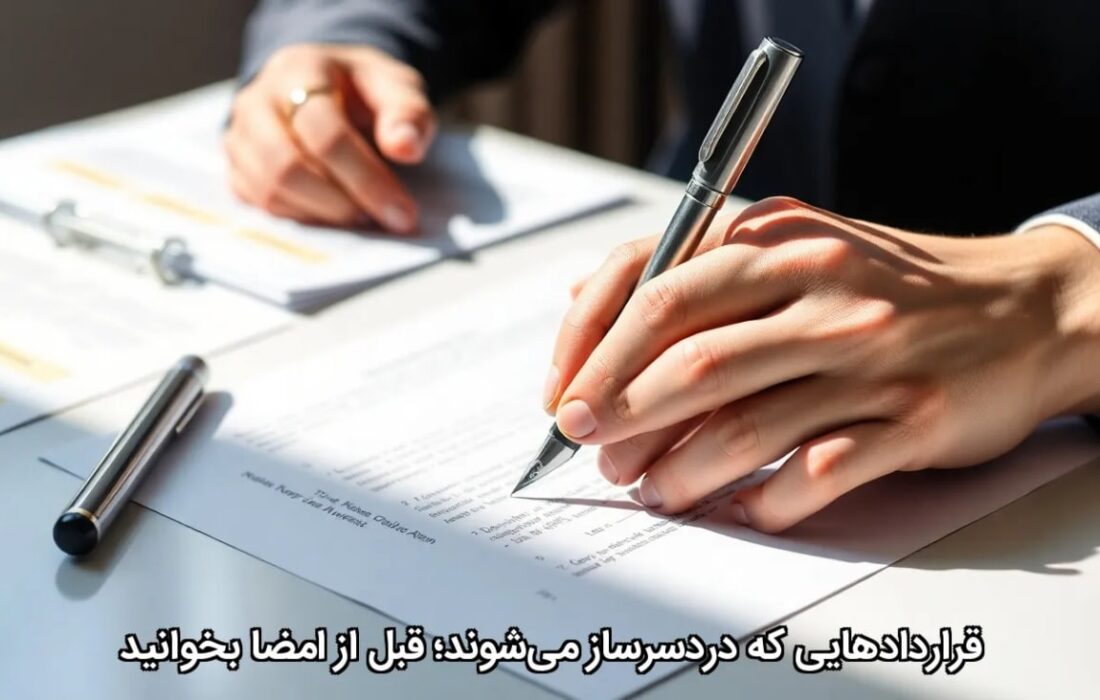 قراردادهایی که دردسرساز می‌شوند؛ قبل از امضا بخوانید