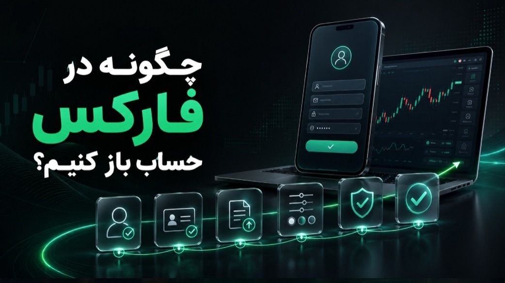 چگونه در فارکس حساب باز کنیم؟ راهنمای افتتاح حساب از ایران (۱۴۰۵)