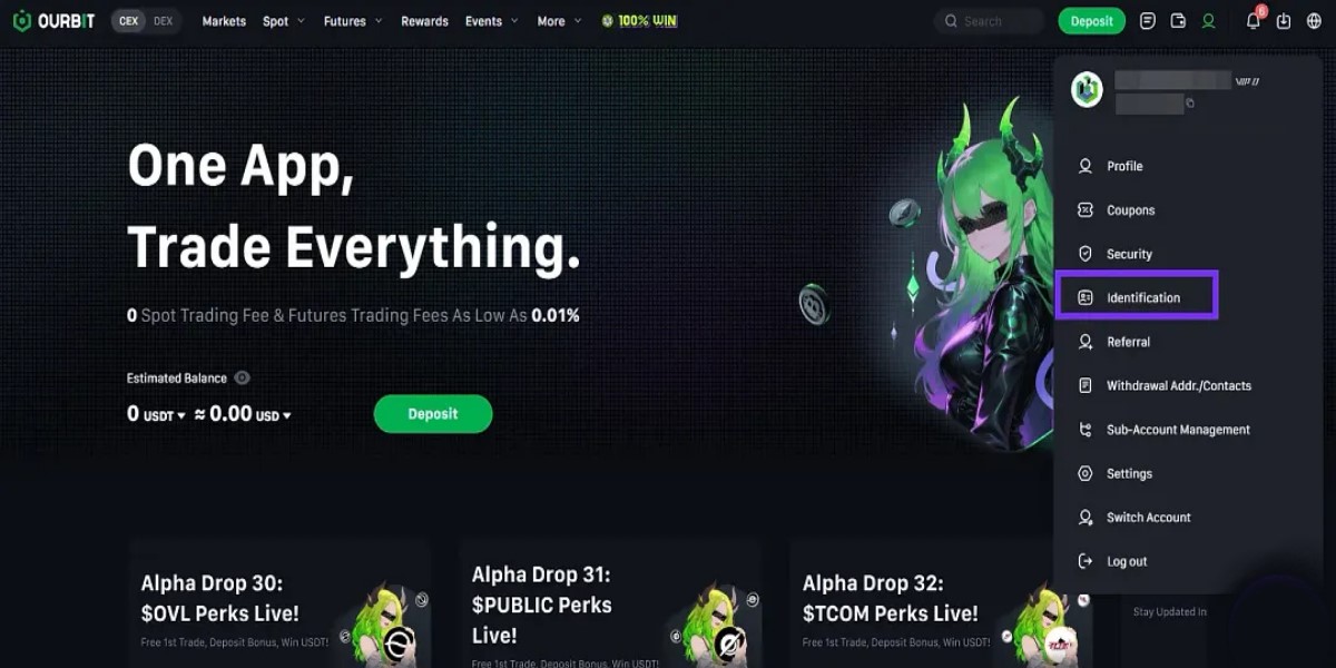 احراز هویت اختیاری در صرافی اوربیت
